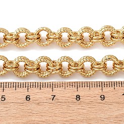 Женские витые цепочки-колье из нержавеющей стали 304 толщиной 8 мм&nbsp;NJEW-G194-05G-02