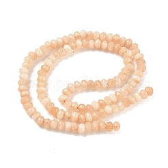 Gefärbte natürliche Malaysia Jade Rondelle Perlen&nbsp;G-E316-2x4mm-01