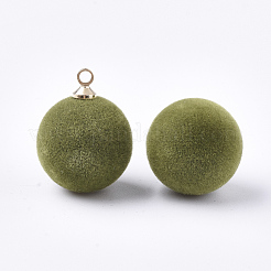 Флокированные акриловые подвески&nbsp;FIND-T046-33D-04