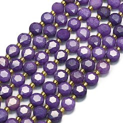 Нити бусин из натурального кварца окрашенные G-C116-A35-02