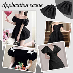 Короткие нарукавники из полиэстера для женщин AJEW-WH0542-011