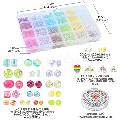 Набор для изготовления браслета гордости цвета радуги своими руками&nbsp;OACR-FS0004-20