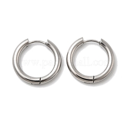 316f серьги-кольца из нержавеющей стали&nbsp;EJEW-D341-01B-P