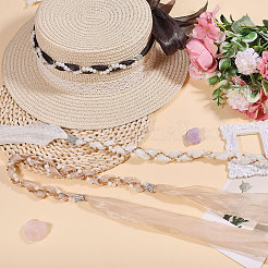 3 шт. двухцветных нейлоновых резинок для шляп&nbsp;DIY-CA0007-93