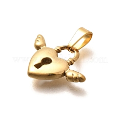 Pendentifs en acier inoxydable 304&nbsp;LS-STAS-B079-02G-06