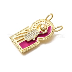 Латунные микро проложить кубического циркония подвески&nbsp;KK-Z125-24G-B