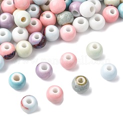 68шт 9 цвета фарфоровые бусины ручной работы PORC-FS0001-23C