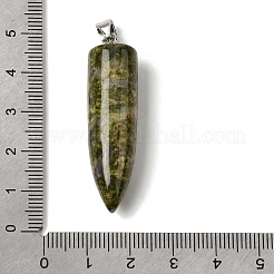 Подвески из натурального унакита&nbsp;G-F820-12G