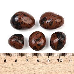 Perles d'obsidienne naturelles en acajou&nbsp;GG-CBAD0F6-A13-01