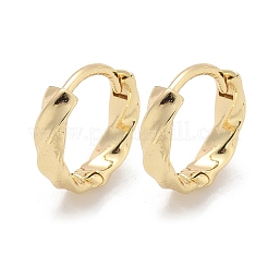 Латунные серьги-кольца EJEW-Z102-39G