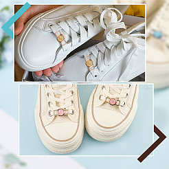 Подвески для шнурков из сплава и смолы&nbsp;FIND-CP0002-94E