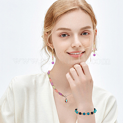 80шт 2 цвета латунные рамки для бусин KK-PH0002-60