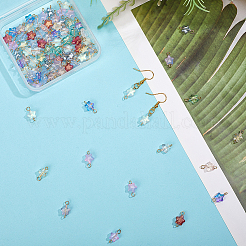 100 шт. 10 стиля подвески-коннекторы в виде звездочек из стекла&nbsp;PALLOY-HY00074