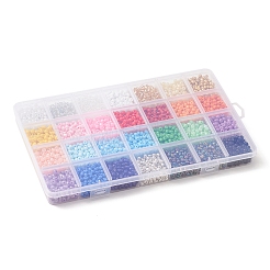 420г 28 стиля 6/0 круглые стеклянные бусины&nbsp;SEED-FS0001-06