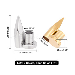 2 pièce de 2 couleurs en acier inoxydable 304&nbsp;FIND-UN0001-28
