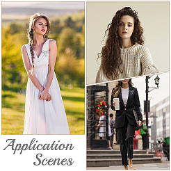 Броши-банты из сплава для женщин&nbsp;JEWB-WH20003-09P