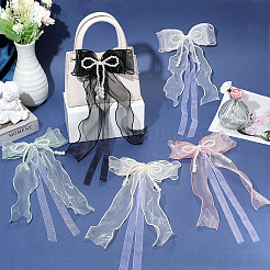 Кружевные броши-банты для одежды&nbsp;JEWB-WH20014-06E