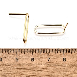 Латунь серьги&nbsp;X-KK-T038-484B