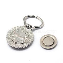 Изготовление магнитной броши со стразами из сплава PALLOY-Q315-09