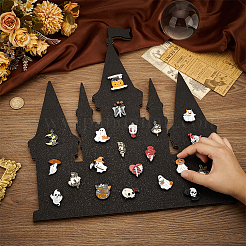 Брошь в виде замка AJEW-WH0567-78