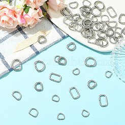 60 шт. 6 D-образных кольца из нержавеющей стали 304&nbsp;STAS-CJ0003-36