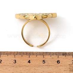 Offene Manschettenringe aus Edelstahl 304 mit Strassen&nbsp;RJEW-H269-07G