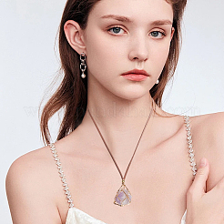 6 шт. 3 стиля ожерелья с держателем кристаллов MAK-SC0001-41G