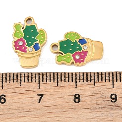 304 Edelstahl-Emaille-Anhänger&nbsp;SA-CBAA937-03G