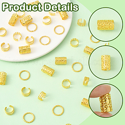 200 шт. 5 стиля железные дреды бусины украшение для волос&nbsp;OHAR-SC0001-13