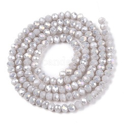 Стеклянные бусины с гальваническим покрытием &nbsp;EGLA-A044-P2mm-B19