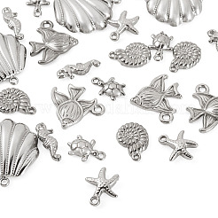 24 pendentif en acier inoxydable 304&nbsp;STAS-TA0006-37P