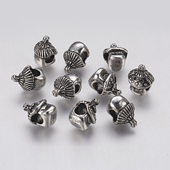 Ионное покрытие (IP) 304 нержавеющая сталь европейские бусины STAS-J022-036AS