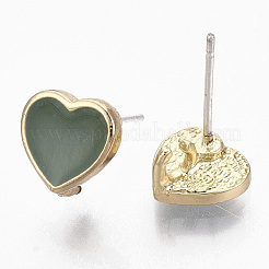 Сплав серьги эмаль&nbsp;X-PALLOY-N154-20B