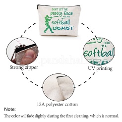 Мешки для хранения из поликоттонового холста&nbsp;ABAG-WH0029-098