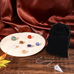 Decoraciones de diy para el hogar con chakras y yoga&nbsp;DJEW-SC0001-02A