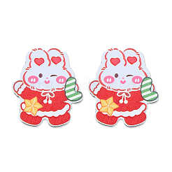 Непрозрачные акриловые кабошоны с тиснением и тиснением&nbsp;OACR-N135-02B-01B