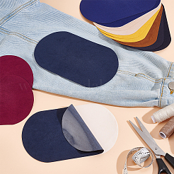 14 шт. 7-х цветные шерстяные флокированные нашивки на одежду DIY-PH0002-75A