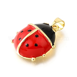 Латунь эмаль подвески&nbsp;KK-G529-01G