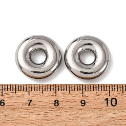 Европейские бусины из нержавеющей стали 304 STAS-D383-01B-P