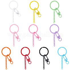 20 шт. окрашенных распылением экологически чистых застежек-карабинов из сплава&nbsp;FIND-SC0017-11