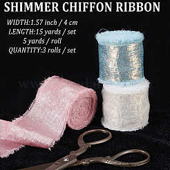 3 рулон двухцветной односторонней полиэстеровой ленты для горячего тиснения с потертостями OCOR-CP0001-12C