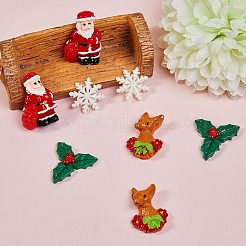 Décorations d'affichage à la maison en plastique à thème de noël&nbsp;sgAJEW-SZ0001-14