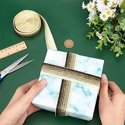 Блестящая нейлоновая лента SRIB-WH0011-043