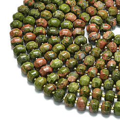 Природные Unakite бисер нитей G-P573-B03-01