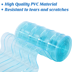 Transparenter Türstreifenvorhang aus PVC-Kunststoff&nbsp;AJEW-WH0270-592A-02