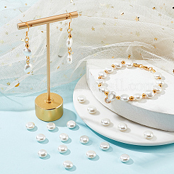 1 нить гальванизированных бусин из ракушечного жемчуга BSHE-NB0001-20