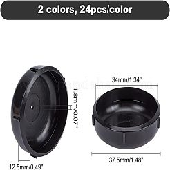 48шт 2 цвета ПВХ мебельные слайдеры FIND-CA0002-32