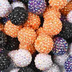 Тема Хэллоуина смоляные стразы бусины RESI-L049-01C