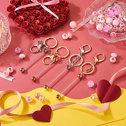 День Святого Валентина набор для изготовления брелоков из бисера своими руками DIY-TA0006-66