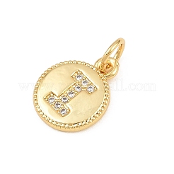 Messing micro pave klar zirkonia charme&nbsp;CU-CBA56CE-12G-I
